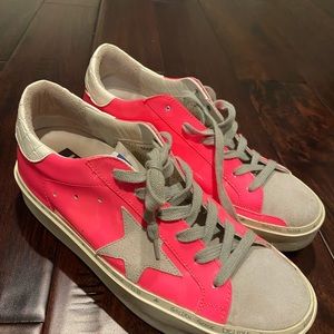 Golden Goose High Star Pink Rubber sneakers
